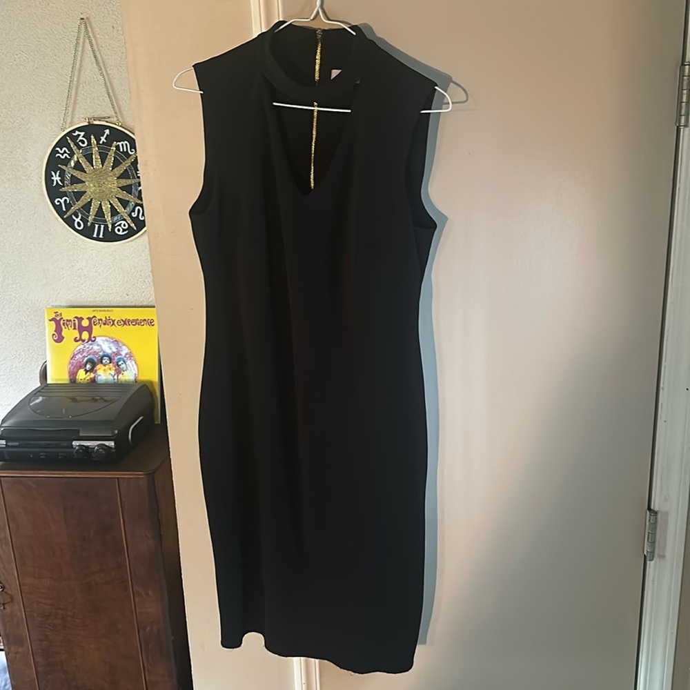 Calvin Klein black cut out women’s dress